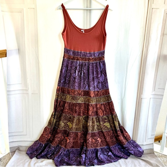 ANTHROPOLOGIE Colima Maxi Tiered Dress - Picture 4 of 12